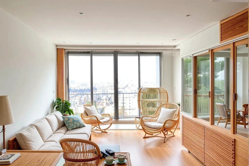 PARIS XIème –  Avenue Philippe Auguste – Etage  élevé – Balc