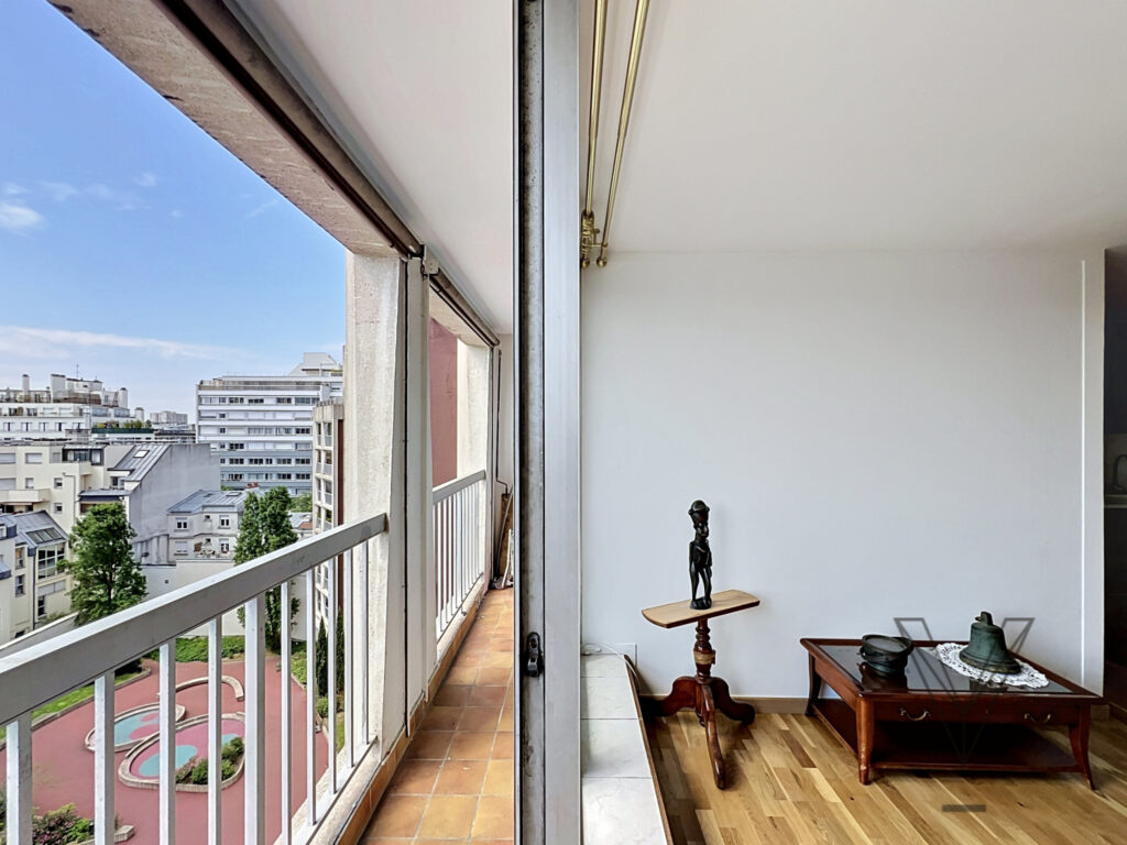 Appartement ensoleillé avec 2 balcons