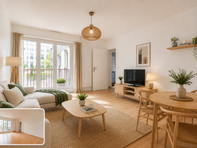 appartement dans le 75011 à Paris de 53.52m²
