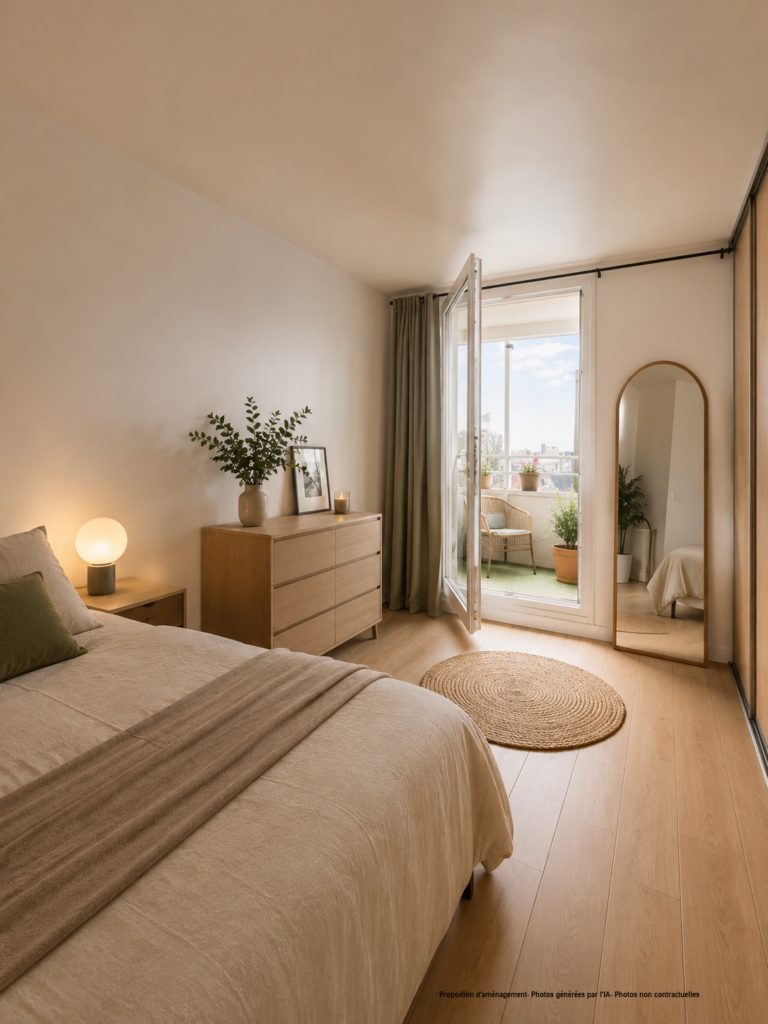Paris XX-Appartement 3 pièces vendu loué   66,70 m2   Rue Pa