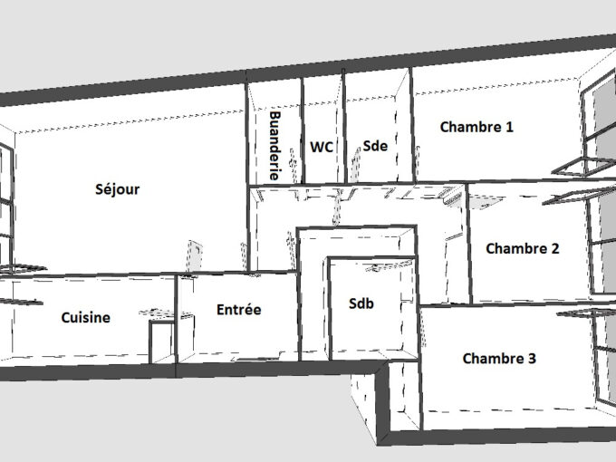 appartement dans le 75011 à Paris de 86m²