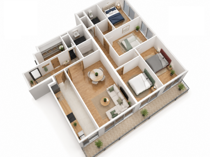 appartement dans le 75011 à Paris de 110.06m²