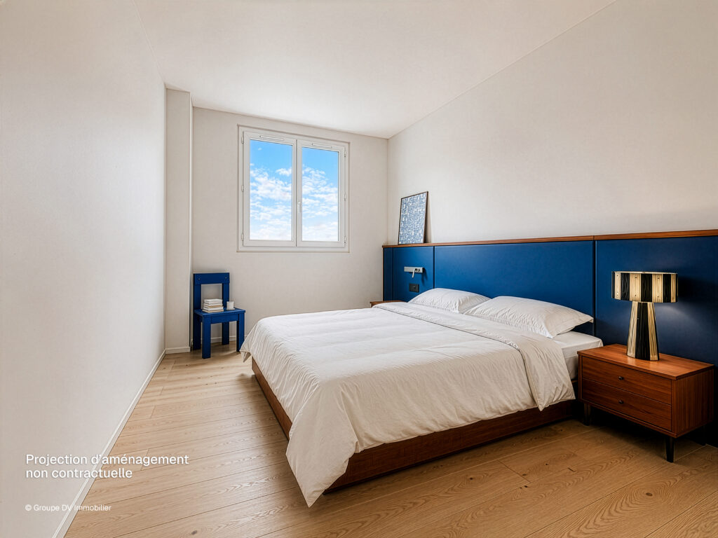Appartement à fort potentiel avec vue dégagée, parking et cave